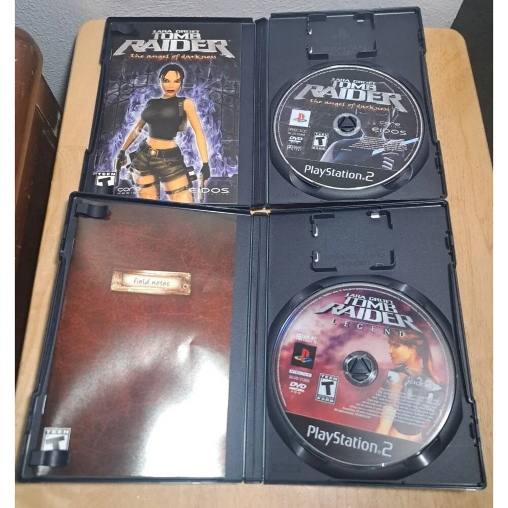 PS2 Lara Croft Tomb Raider: Legend & The Angel Of Darkness Complete